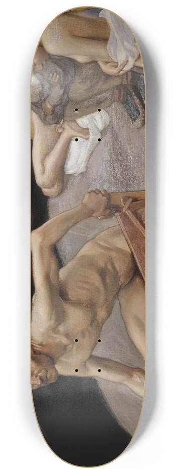 Akseli Gallen-Kallela - By The River Of Tuonela, Study For The Juslius Mausoleum Frescos 8.25 inch art skate deck