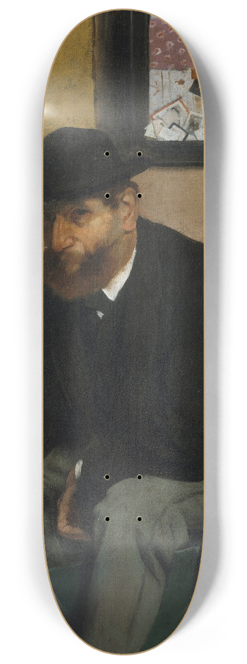 Edgar Degas - The Collector of Prints 8.25 inch art skate deck