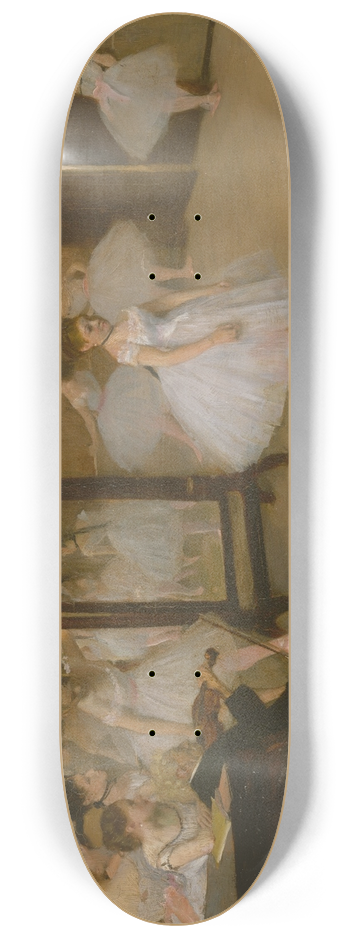 Edgar Degas - The Dancing Class 8.25 inch art skate deck