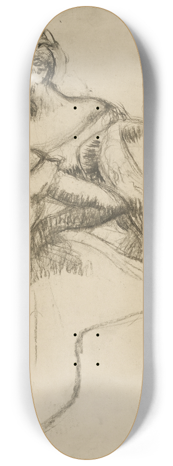 Edgar Degas - Trois danseuses 8.25 inch art skate deck