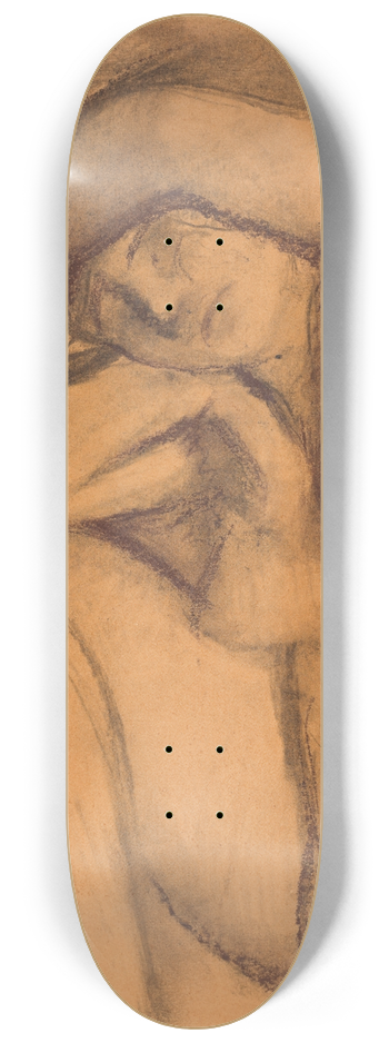Edgar Degas - tude de Nu 8.25 inch art skate deck