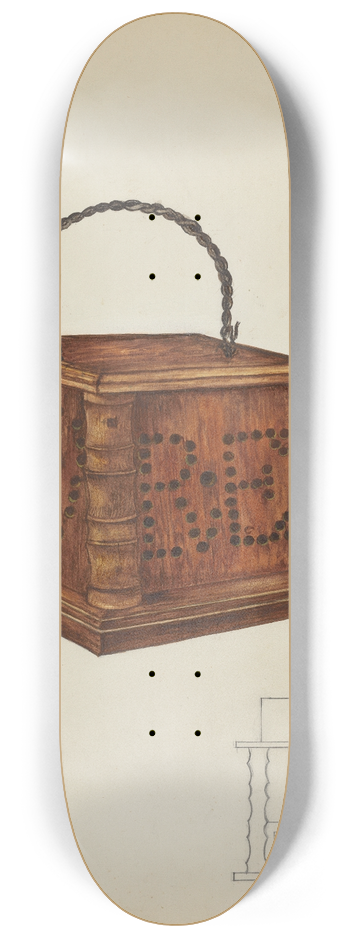 Edith Miller - Foot Warmer 8.25 inch art skate deck