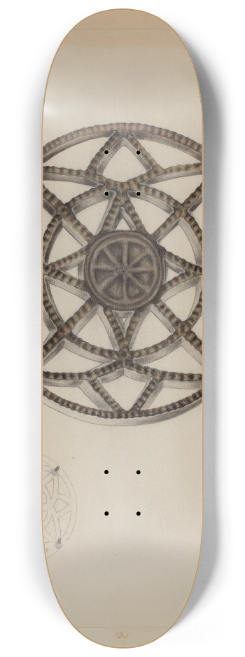 Edith Miller - Trivet 8.25 inch art skate deck
