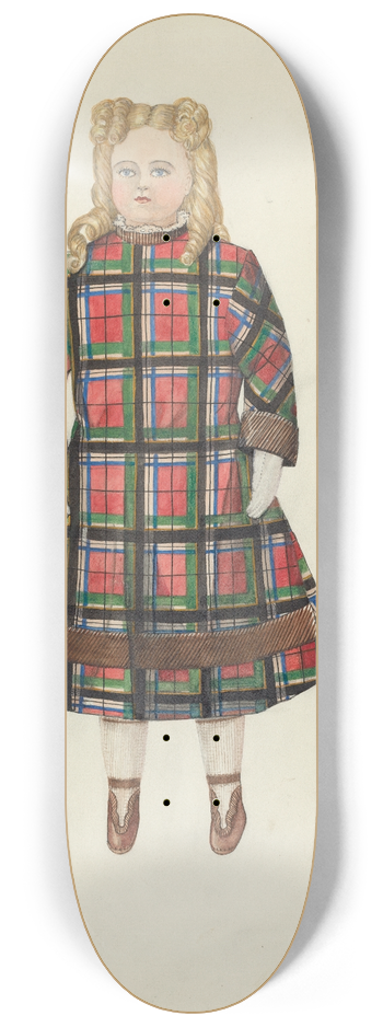 Edith Towner - Doll  Florence 8.25 inch art skate deck