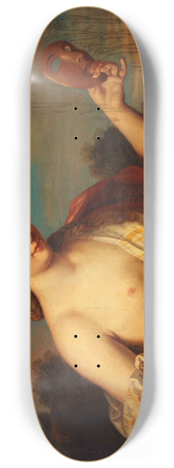 Edmond Collignon - Allgorie de la Comdie. 8.25 inch art skate deck