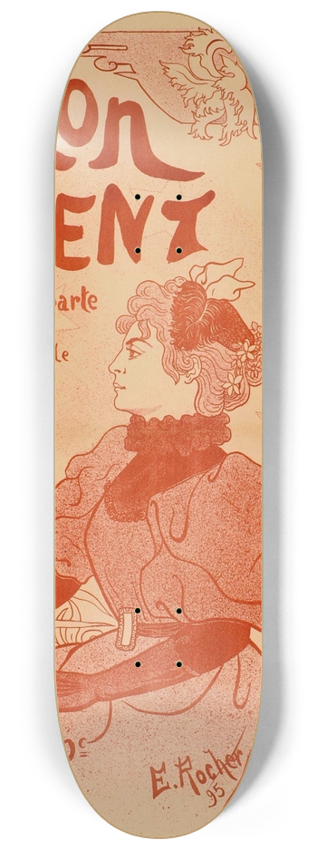 Edmond Rocher - Salon des Cent 8.25 inch art skate deck