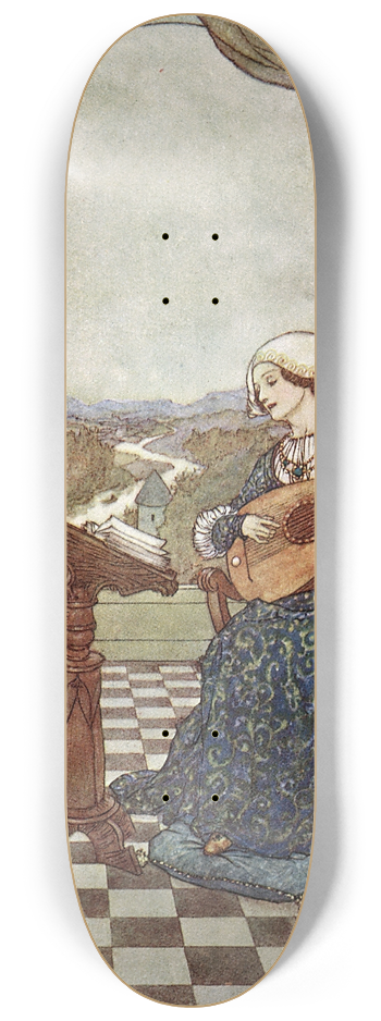 Edmund Dulac - The Winds Tale Pl 1 8.25 inch art skate deck