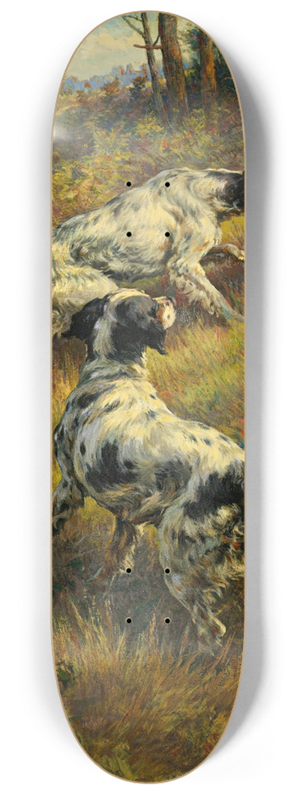 Edmund Henry Osthaus - The Hillside 8.25 inch art skate deck