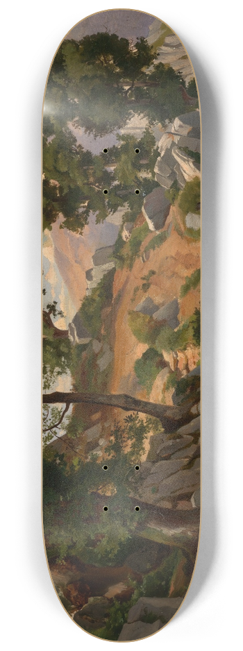 Edmund Kanoldt - Aus der Serpentara bei Olevano 8.25 inch art skate deck