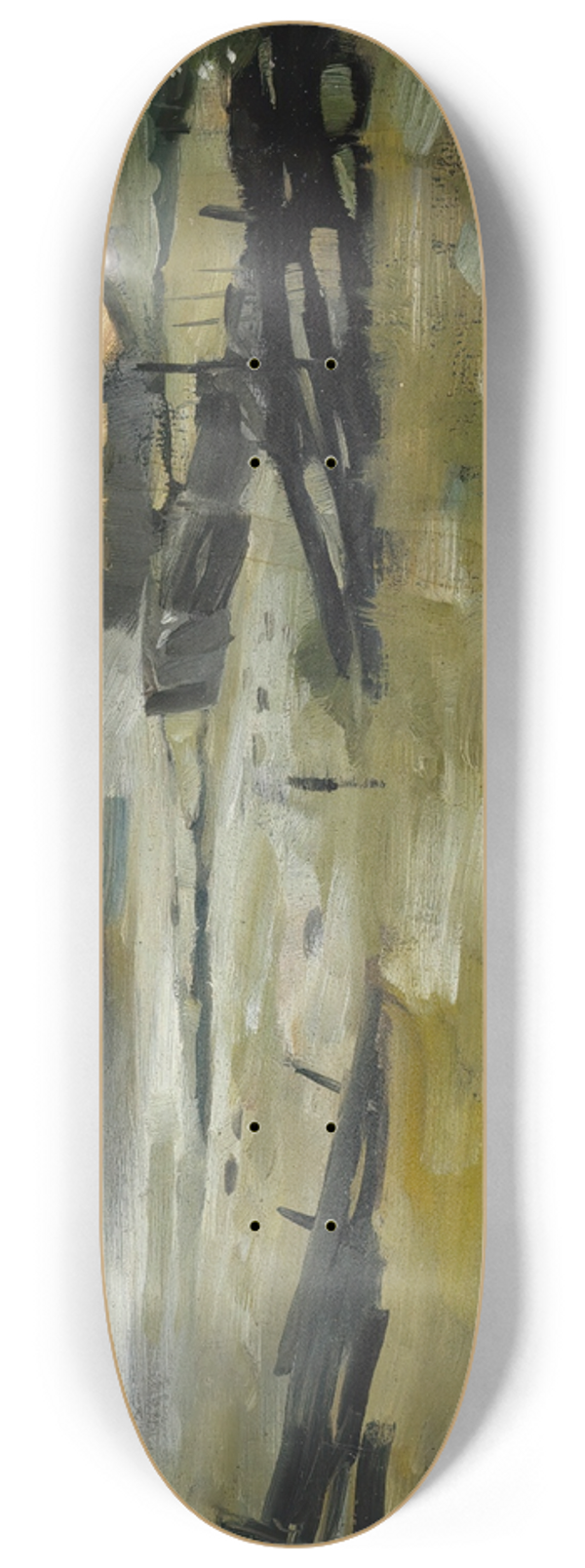 Akseli Gallen-Kallela - Misty Landscape 8.25 inch art skate deck