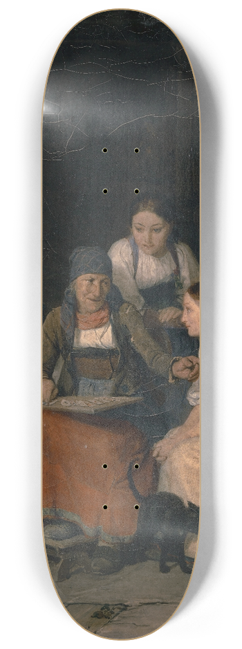 Edouard Girardet - At The Fortune Tellers 8.25 inch art skate deck