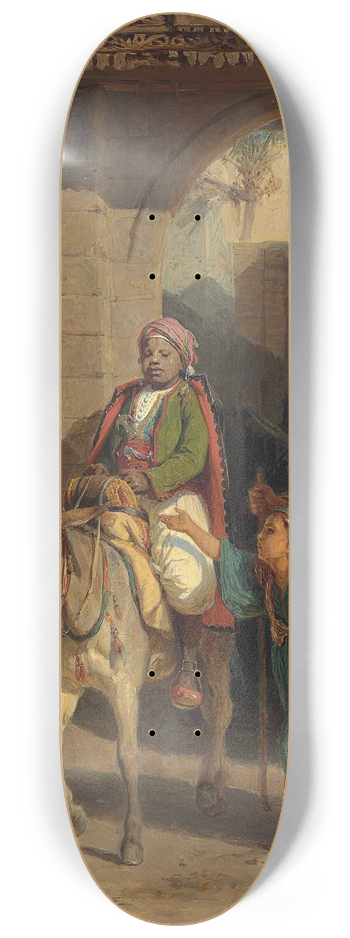 Edouard Girardet - Entering the City 8.25 inch art skate deck