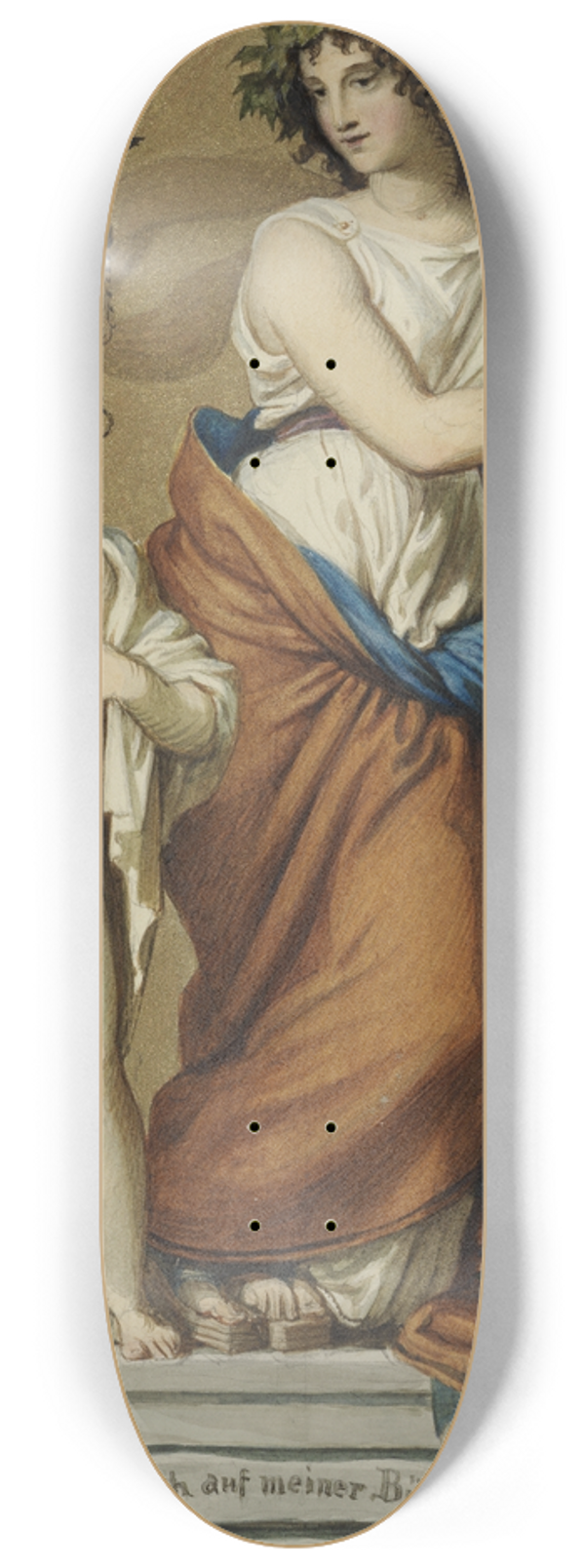 Eduard Julius Friedrich Bendemann - Thalia 8.25 inch art skate deck