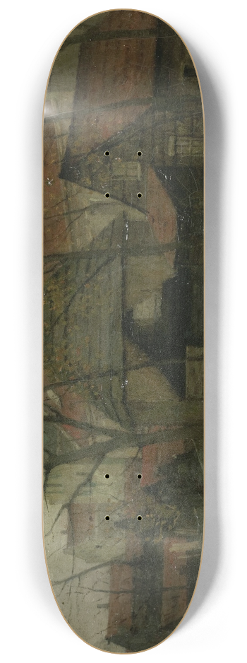 Eduard Karsen - The Vinkenbuurt near Amsterdam 8.25 inch art skate deck