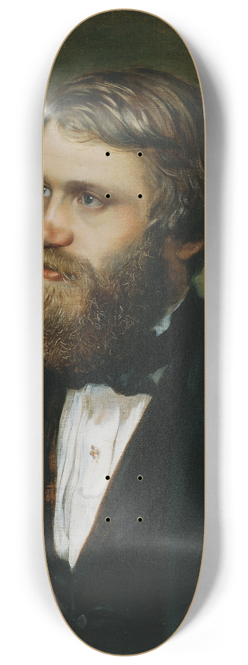 Eduard Ritter von Engerth - Selbstportrt 8.25 inch art skate deck