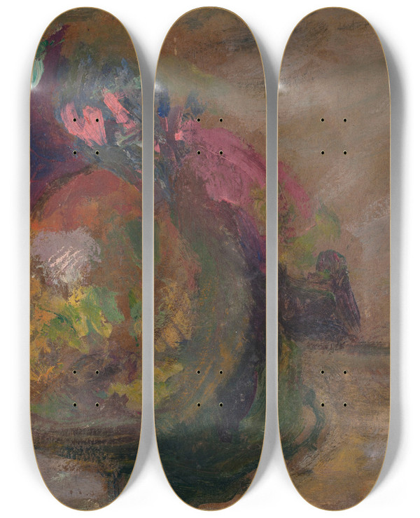 Triptych art skateboard deck of Douard Vuillard Pomme by douard Vuillard (1868-1940)
