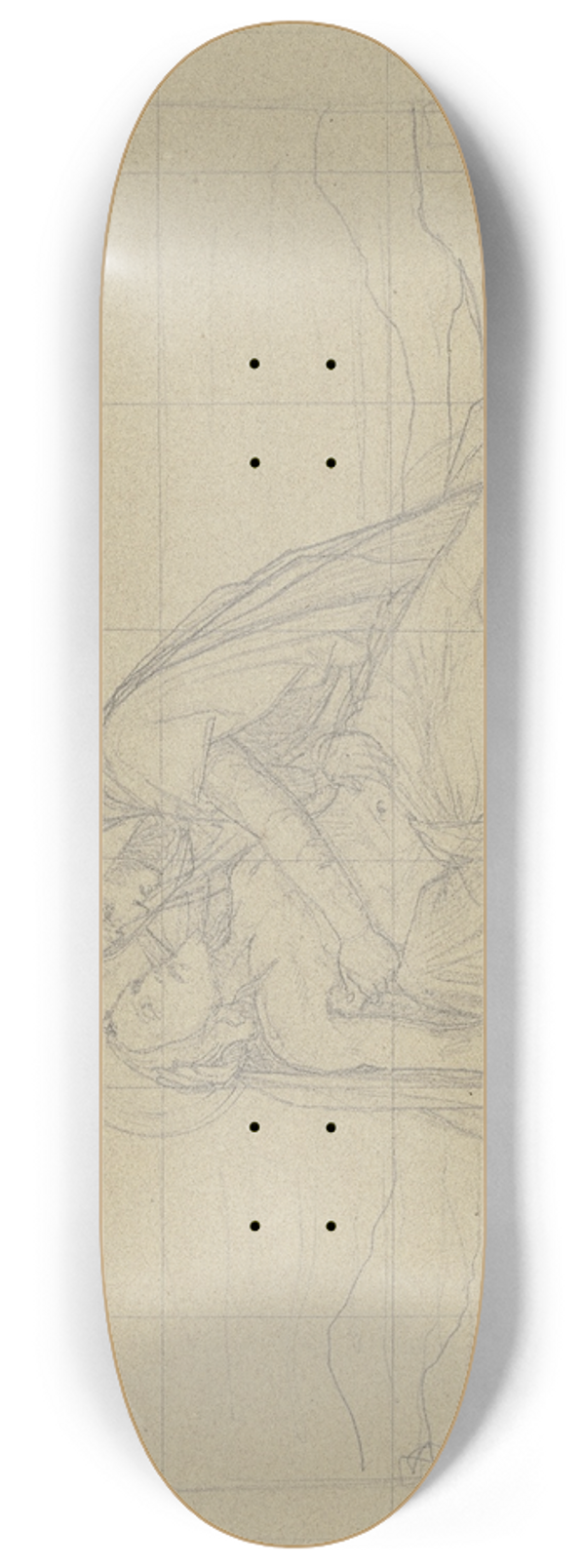 Eduard von Steinle - Piet 2 8.25 inch art skate deck