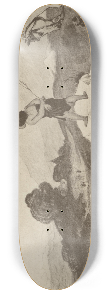 Eduard von Steinle - Rckkehr der Genovefa 8.25 inch art skate deck