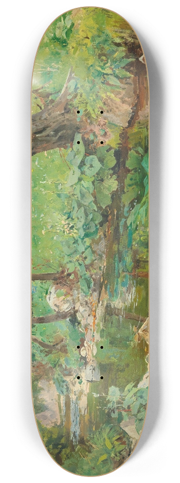 Eduard Zetsche - In the Sattelbach near Heiligenkreuz 8.25 inch art skate deck