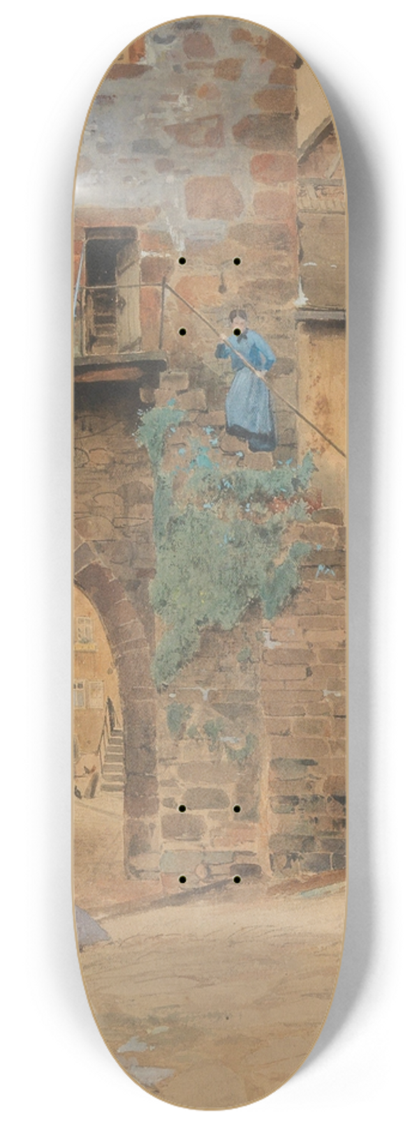 Eduard Zetsche - Stadttor Hirschhorn 8.25 inch art skate deck