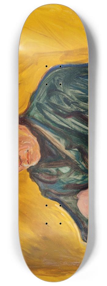 Edvard Munch - An Old Man 8.25 inch art skate deck