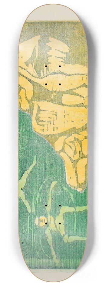 Edvard Munch - Boys Bathing 8.25 inch art skate deck