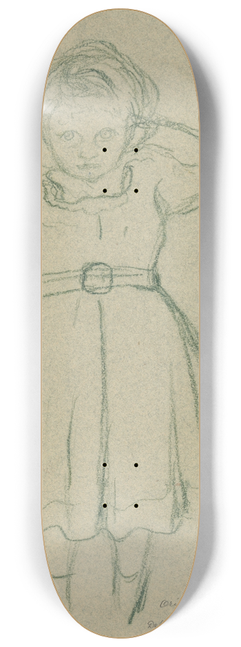 Edvard Munch - Dden og barnet 8.25 inch art skate deck