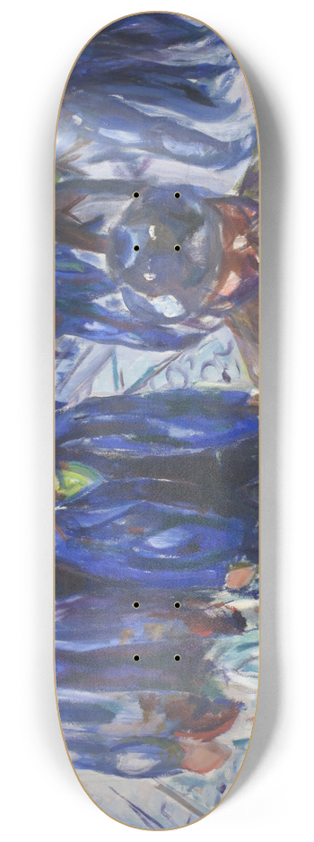 Edvard Munch - Hjemvendende arbejdere 8.25 inch art skate deck