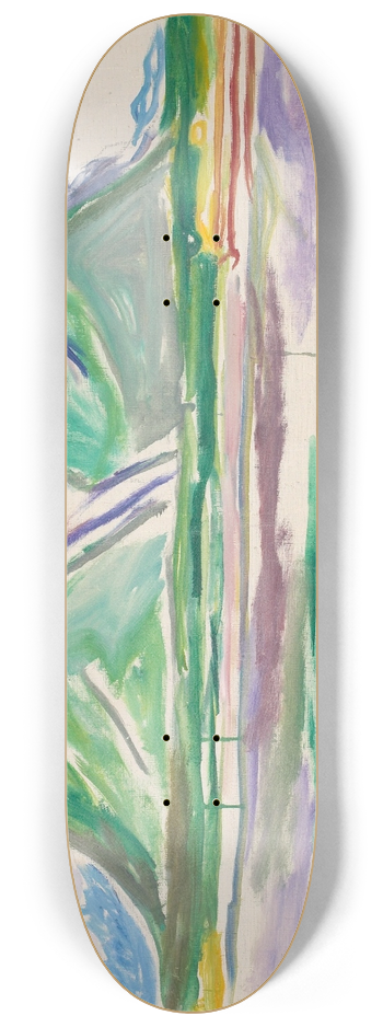 Edvard Munch - Mountains 8.25 inch art skate deck