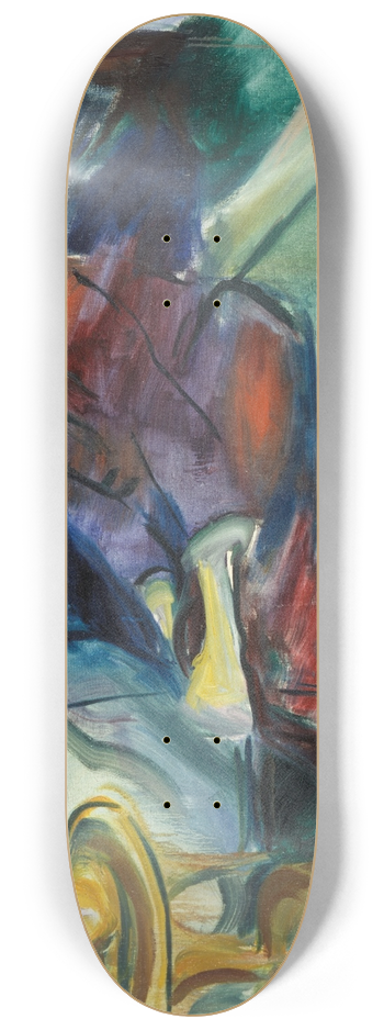 Edvard Munch - Seated Model on the Couch II 8.25 inch art skate deck