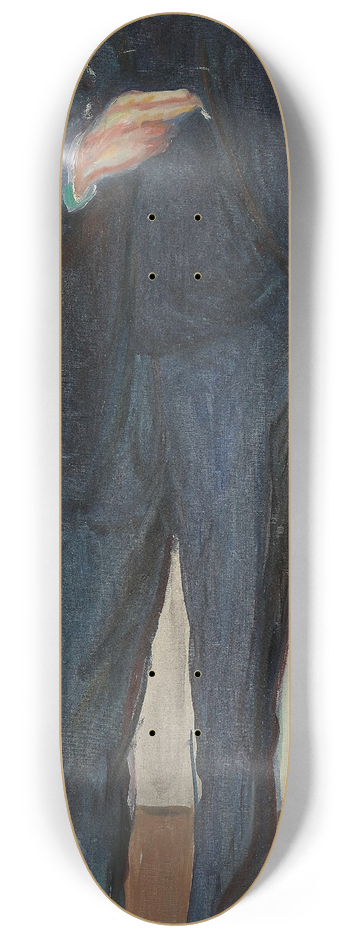 Edvard Munch - The Frenchman, Marcel Archinard 8.25 inch art skate deck