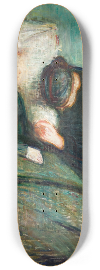 Edvard Munch - The Sick Girl 8.25 inch art skate deck