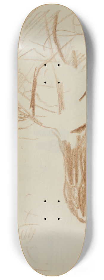 Edvard Munch - Untitled 5 8.25 inch art skate deck