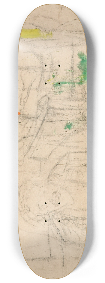 Edvard Munch - Variation on Jealousy 8.25 inch art skate deck