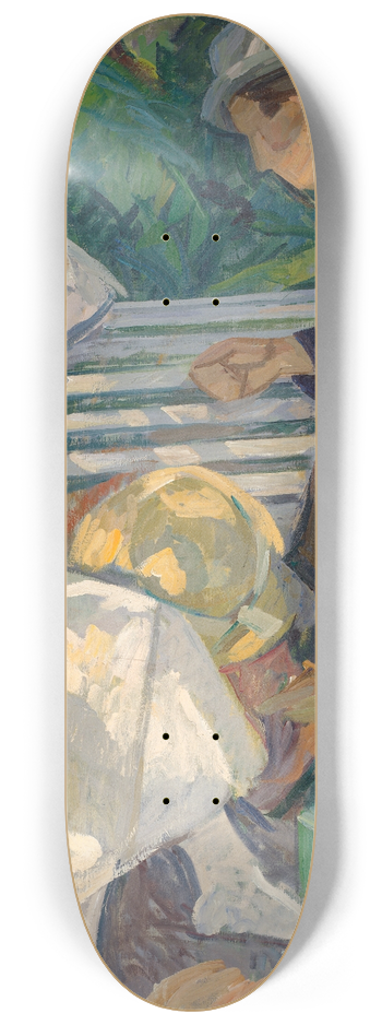 Edvard Weie - In the Vicars Garden, Christians 8.25 inch art skate deck