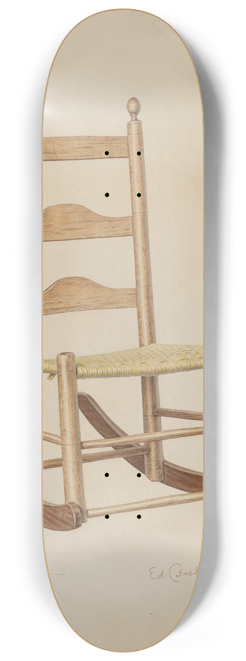 Edward Bashaw - Rocking Chair 8.25 inch art skate deck
