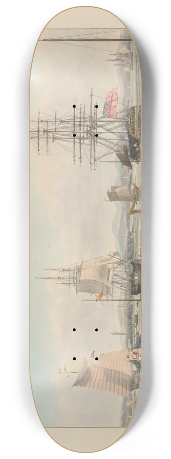 Edward Duncan - Whampoa, in China 8.25 inch art skate deck