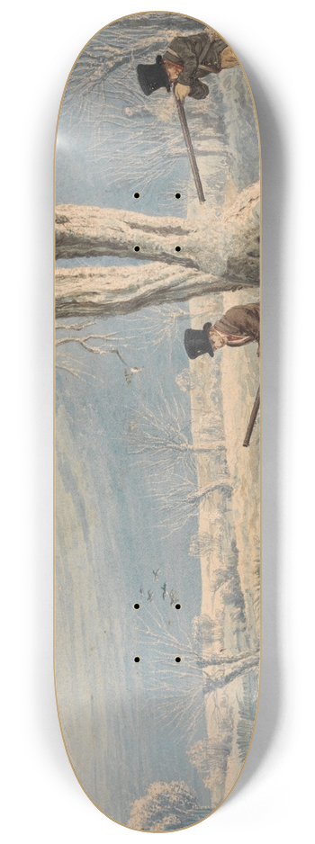 Edward Duncan - Wild Duck Shooting 8.25 inch art skate deck
