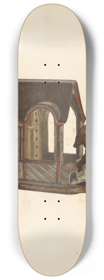 Edward D. Williams - Toy Bank 8.25 inch art skate deck