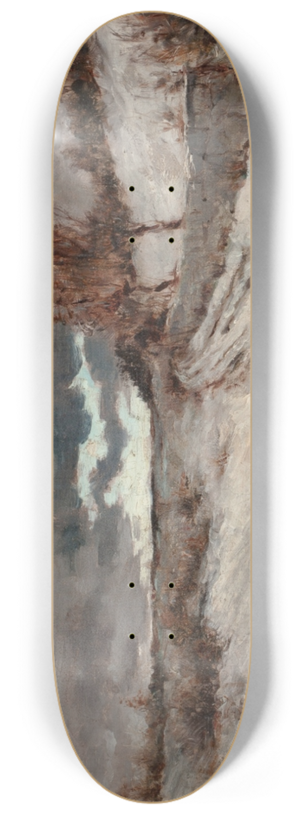 Edward Grenet - Winter Landscape 8.25 inch art skate deck