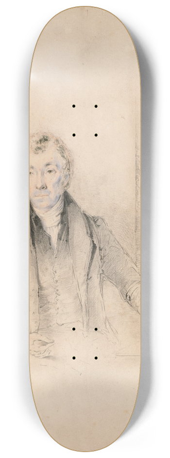 Edward Hayes - Michael Banim, Father of the Novelists Michael and John Banim 8.25 inch art skate deck