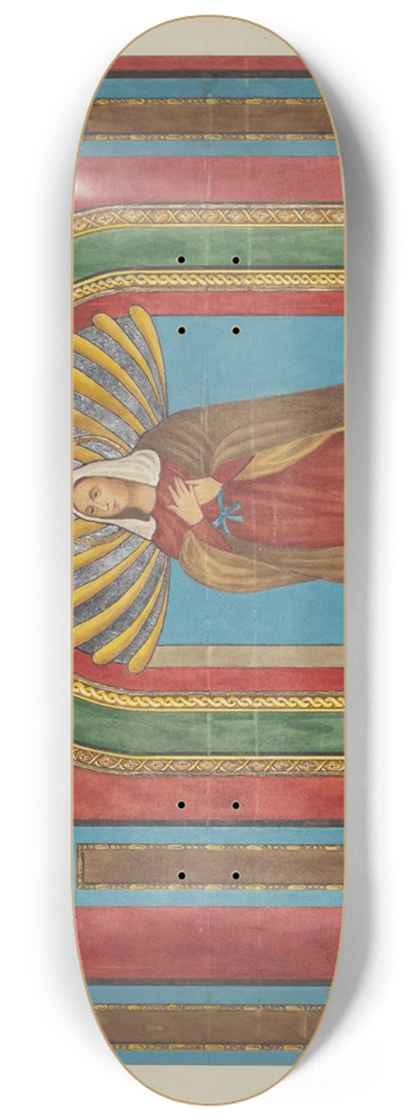 Edward Jewett - Fragment of Reredos 8.25 inch art skate deck