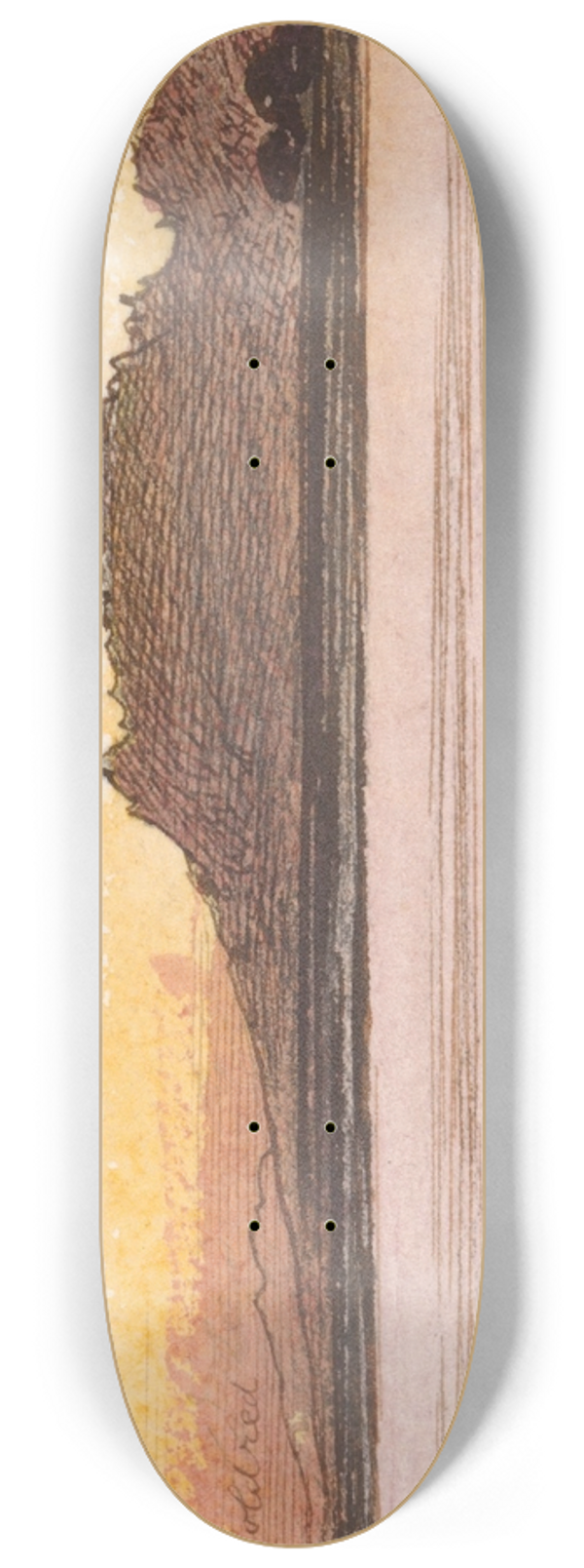 Edward Lear - Maharraka 8.25 inch art skate deck