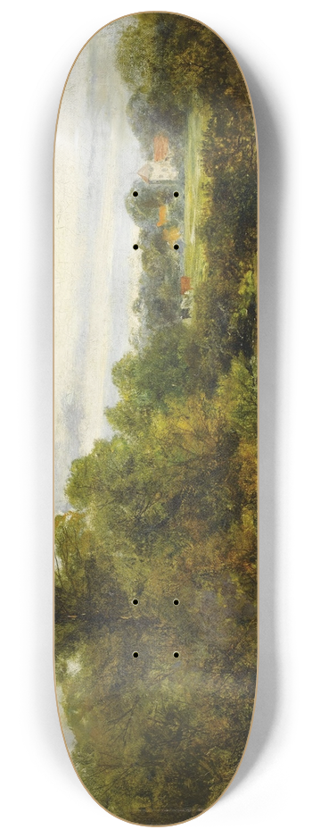 Edward Mitchell Bannister - Summertime 8.25 inch art skate deck