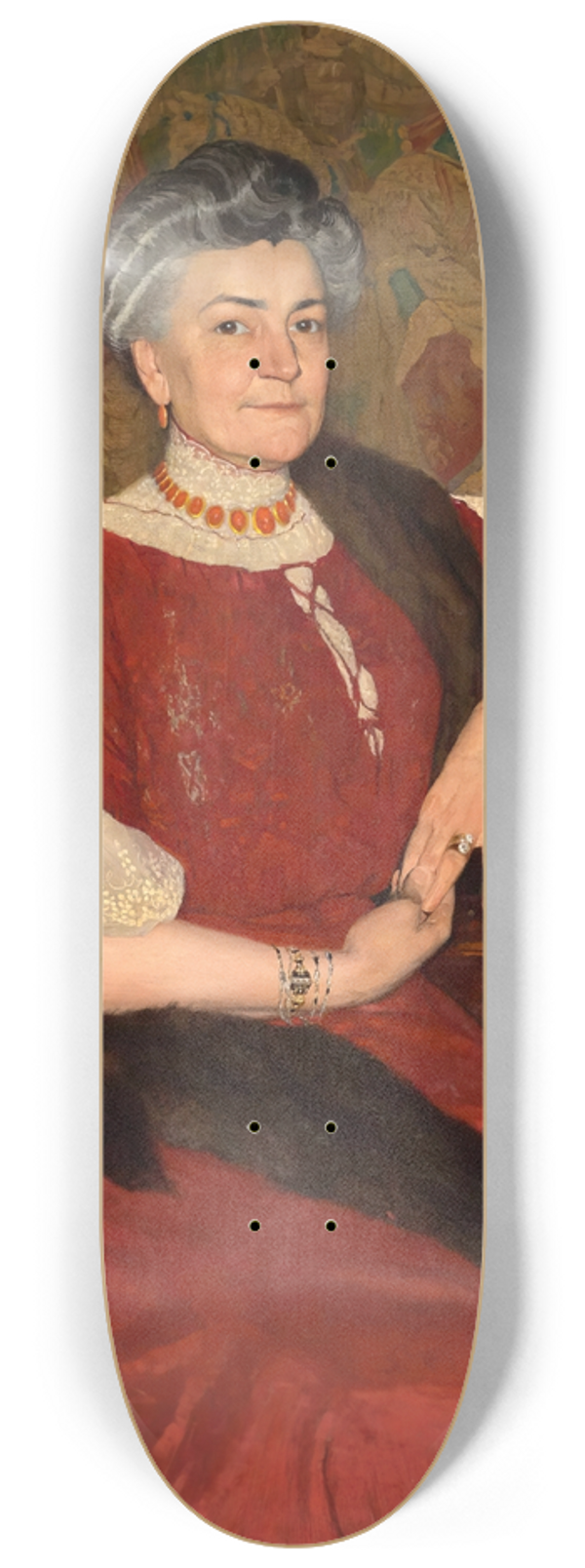 Edward Oku - Portrait of Mrs. Herse 8.25 inch art skate deck