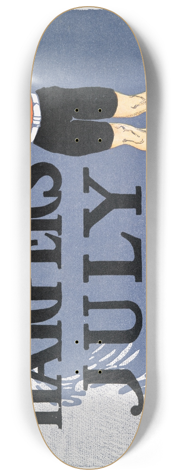Edward Penfield - Harpers July 8.25 inch art skate deck