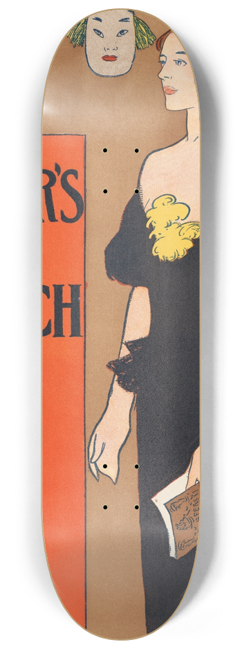Edward Penfield - Harpers March 8.25 inch art skate deck
