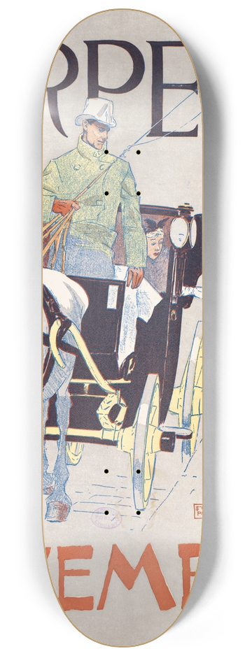 Edward Penfield - Harpers November 8.25 inch art skate deck