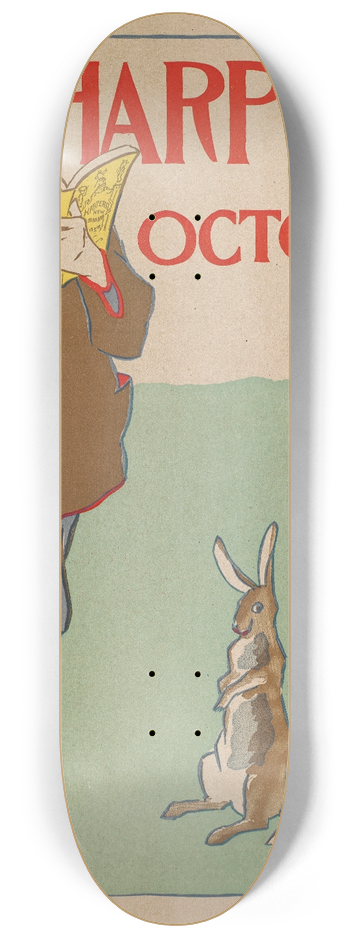 Edward Penfield - Harpers October 8.25 inch art skate deck