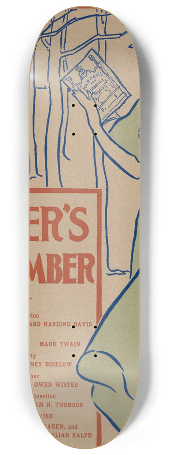Edward Penfield - Harpers September 8.25 inch art skate deck
